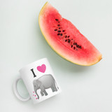 I Love Elephants Mug