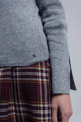 Gray Shiny Sweater