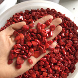 Red Coral Quartz Crystal Stones (50g bag)