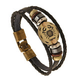 12 Constellations Zodiac Fashion Bracelet