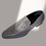 Men's Fashion Design Leather Stitching Buckle Decoration Loafers