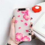 Samsung Galaxy Emboss Flowers  Phone Case A80 Note10 And More