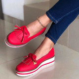 Women's Fashion Platform  Sweet Tassels Loafers