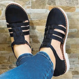 Women's Fashion Casual Platform Buckle Sewing Sandals