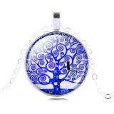 Tree Of Life Glass Necklace