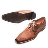 Men's Fashion Handmade Lace-Up  wing Printing Dress Shoes