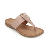 Women's Comfy Metal Decoration Slipper Trendy Sandals