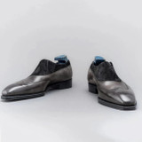 Men's fashion stitching suede loafers