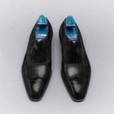 Men's fashion stitching suede loafers