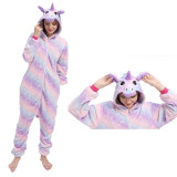 Kigurumi For Kids Adult Onesie Women Pajamas Animal Cosplay One Piece Sleepwear Child Boy Girl Jumpsuit Unicorn
