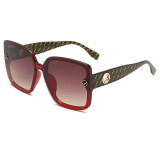 Women's  Fashion Retro Female Big Frame Oversized  Sunglasses