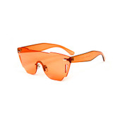Women's Rimless Cat Eye Oversized Sunglasses