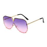 Fashion Oversized Vintage Big Frame Sunglasses