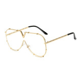 Fashion Oversized Vintage Big Frame Sunglasses