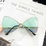 Women's Luxury Triangle Metallic Sunglasses