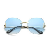 Women’s Luxury Rimless Cat Eye Sunglasses