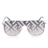 Women’s Fashion Retro Letter Big Frame Sunglasses