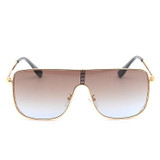 Women’s Fashion Retro Letter Big Frame Sunglasses