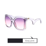 Women’s Fashion Big Frame Gradient Sunglasses