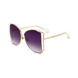 Women's  Fashion Big Frame Gradient Sunglasses