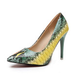 Women Fashion Pointed Toe Shallow-heeled Stiletto Heels