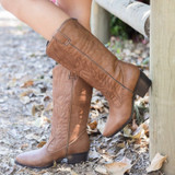 Women Winter Leather Fashion Knee High Boots
