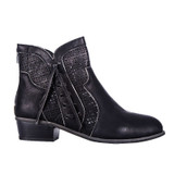 Women Autumn Winter Hollow Zipper Fringe Chelsea Ankle Boots