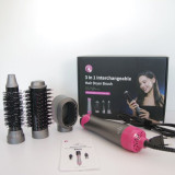 Lisapro Hot Air  Brush 2 In 1 Hair Dryer Hair Straightener Curler Comb Electric Blow Dryer With Comb Hair Brush Roller Styler