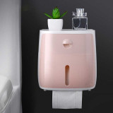 Waterproof Toilet Paper Holder and Shelf