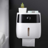 Waterproof Toilet Paper Holder and Shelf