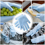 Magic Silicone Dishwashing Scrubber Dish Washing Sponge