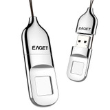 EAGET USB Flash Drive 32GB  64GB   Pendrive USB 2.0 Recognition fingerimpression
 Encryption Flash Disk Memory