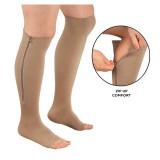 SOMIX Zippered Compression Socks Support Stockings 20-30 mmHg