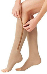 SOMIX Zippered Compression Socks Support Stockings 20-30 mmHg