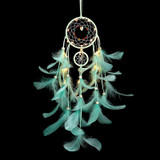 Wall Dreamcatcher Led Handmade Feather Dream Catcher Braided Wind Chimes Art For room decoration Hanging home decor Decoration