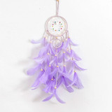 Wall Dreamcatcher Led Handmade Feather Dream Catcher Braided Wind Chimes Art For room decoration Hanging home decor Decoration