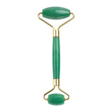 Rose Quartz Roller Slimming Face Massager Lifting Tool Natural Jade Facial Massage Roller Stone Skin Massage Beauty Care Set Box