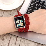 Leather Weave Wrap Apple Watch Band