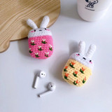 AirPod Case Cartoon Rabbit Handmade Knitted Plush Doll