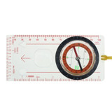 Camping Ruler Map Magnifier Liquid Filled Compass ST22