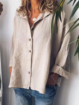 Long Sleeve Plus Size Shirt