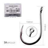 50pcs/100pcs Tuff Fishing Hooks