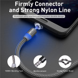 USLION Magnetic USB Cable Fast Charging USB Type C Cable Magnet Charger Data Charge Micro USB Cable Mobile Phone Cable USB Cord