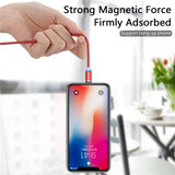 USLION Magnetic USB Cable Fast Charging USB Type C Cable Magnet Charger Data Charge Micro USB Cable Mobile Phone Cable USB Cord