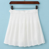 Fashion Summer high waist pleated Mini Skirts Short Under it