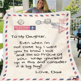 LOVE LETTER-SHERPA THROW BLANKET