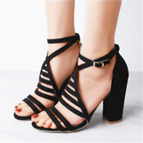 Women Buckle Sexy Fashion High Heel Sandals