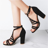 Women Buckle Sexy Fashion High Heel Sandals