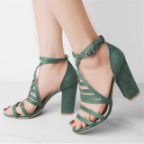 Women Buckle Sexy Fashion High Heel Sandals