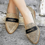 Women Casual Low Heel Pointed Toe Pumps